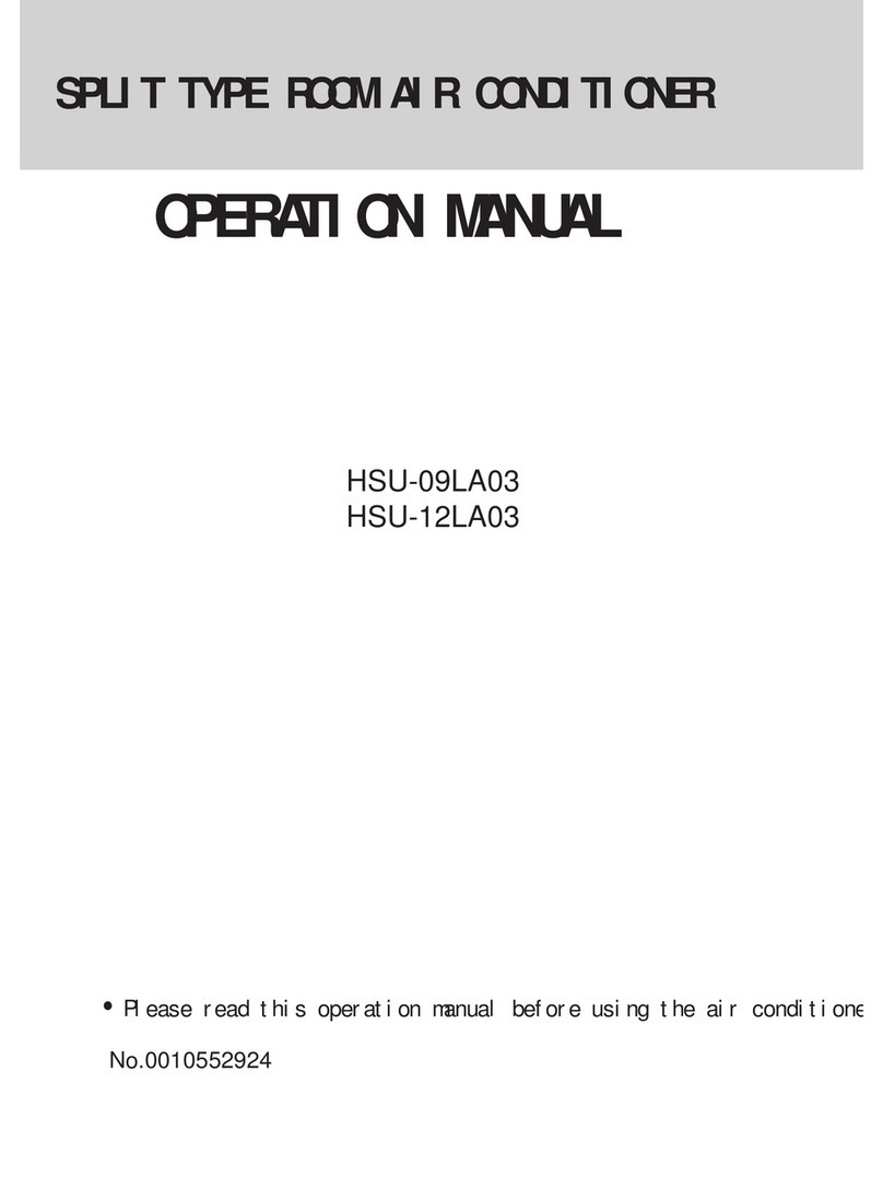 Haier HSU-09LA03 User manual Haier HSU-09LA03 User manual