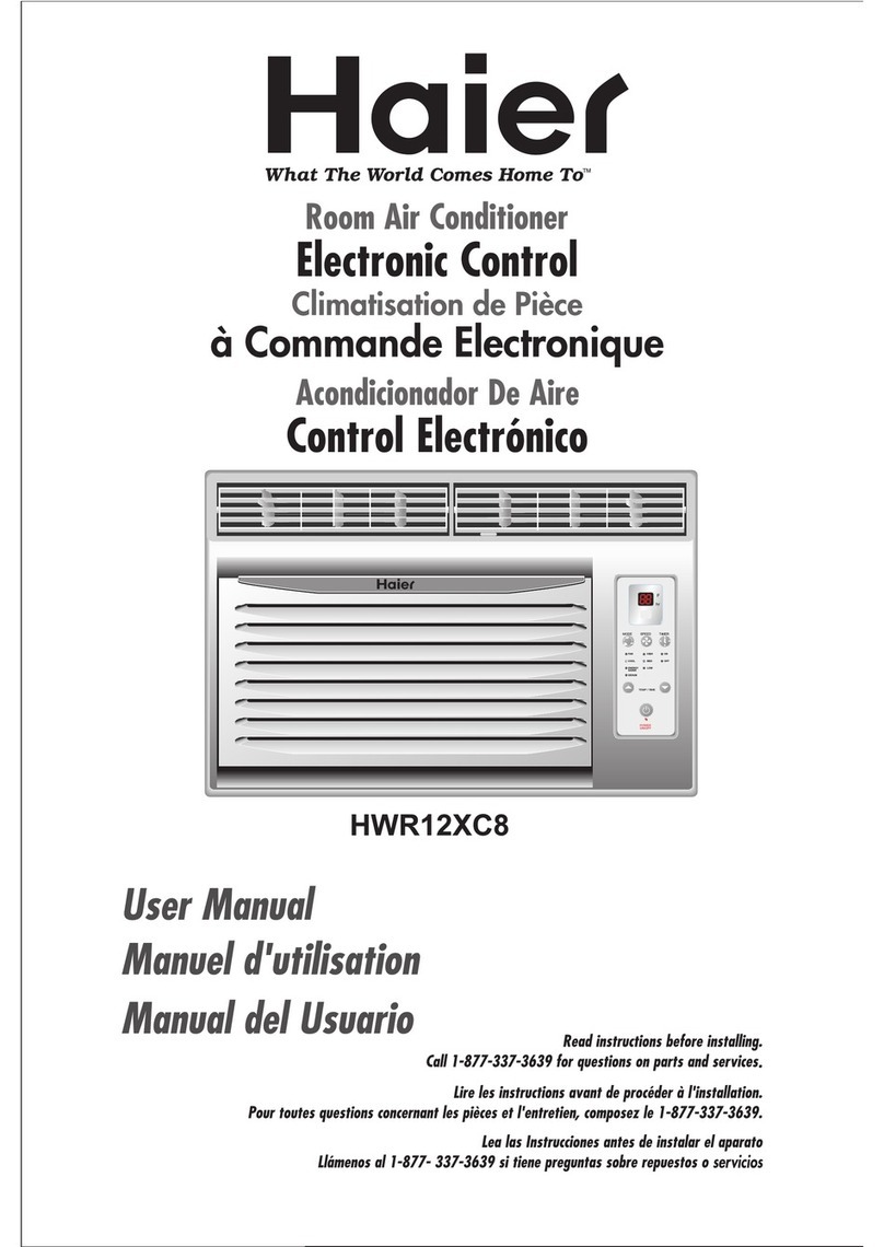 Haier HWR12XC8 User manual