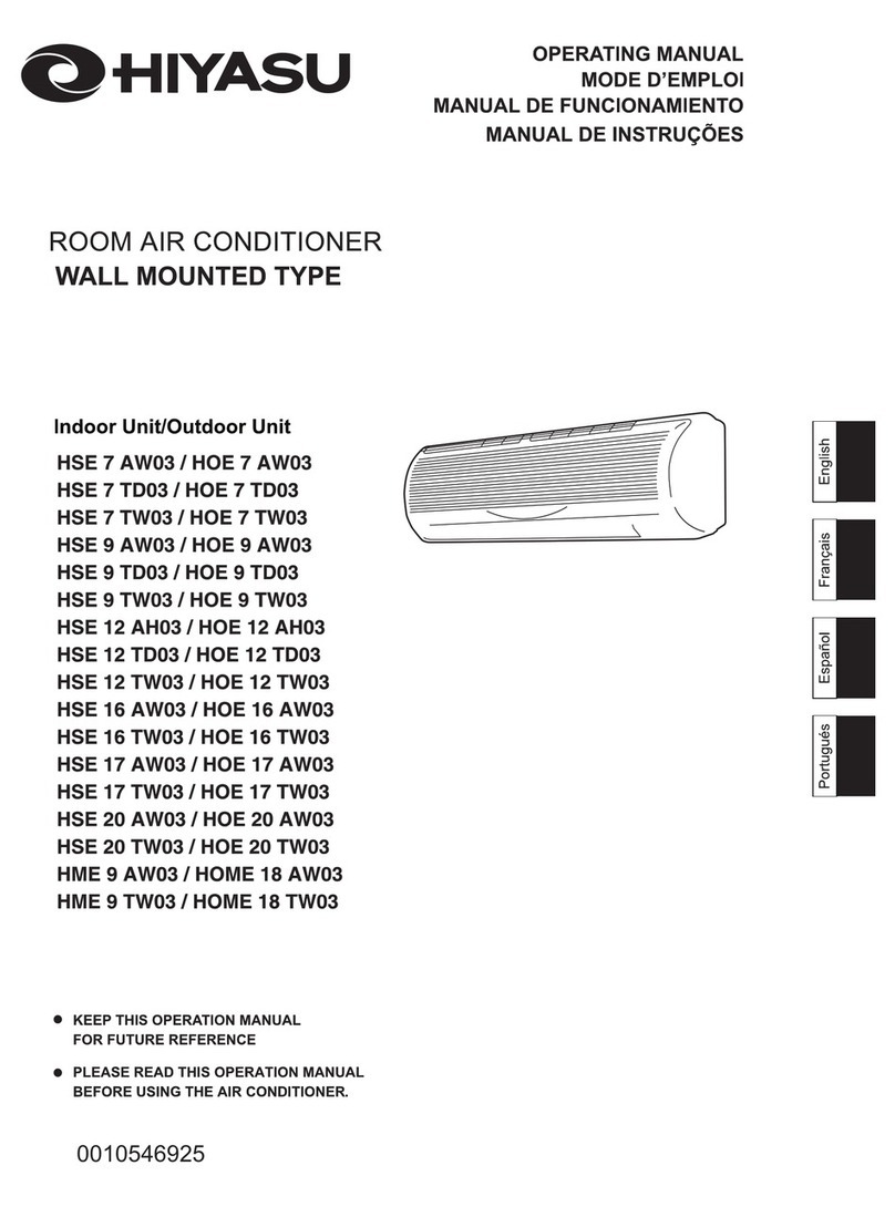 Hiyasu HOE-12AH03 User manual