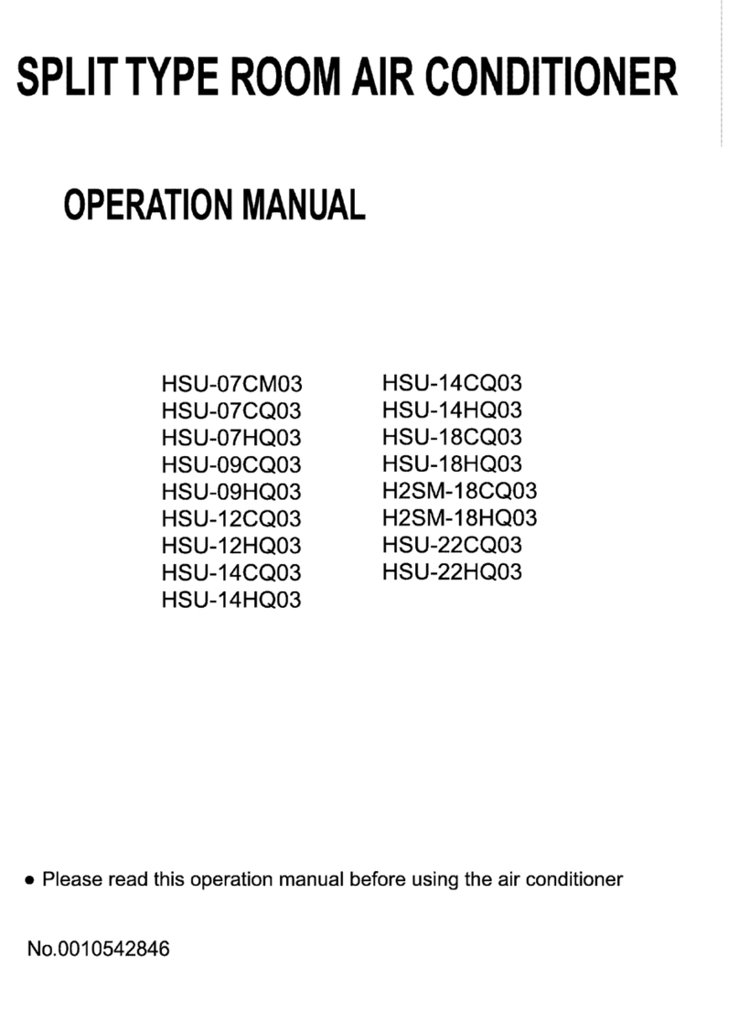 Haier H2SM-18CQ03 User manual Haier H2SM-18CQ03 User manual