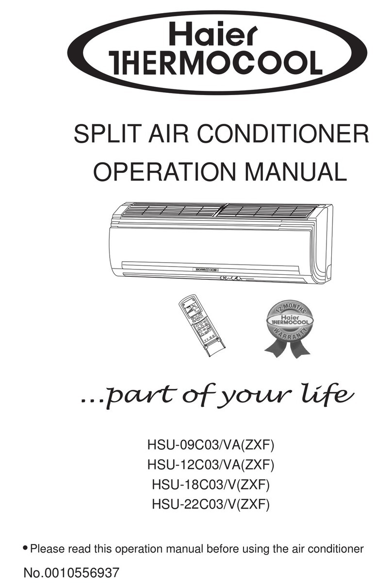 Haier HSU-09C03 User manual