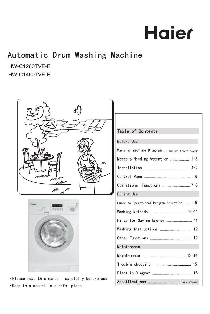 Haier HW-C1260TVE-E User manual