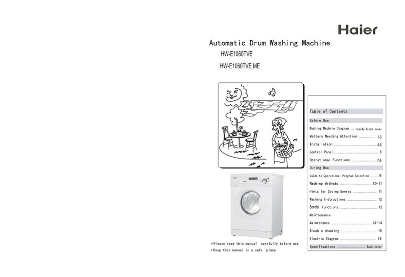 Haier HW-E1060TVE User manual