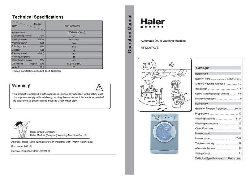Haier HT1200TXVE User manual