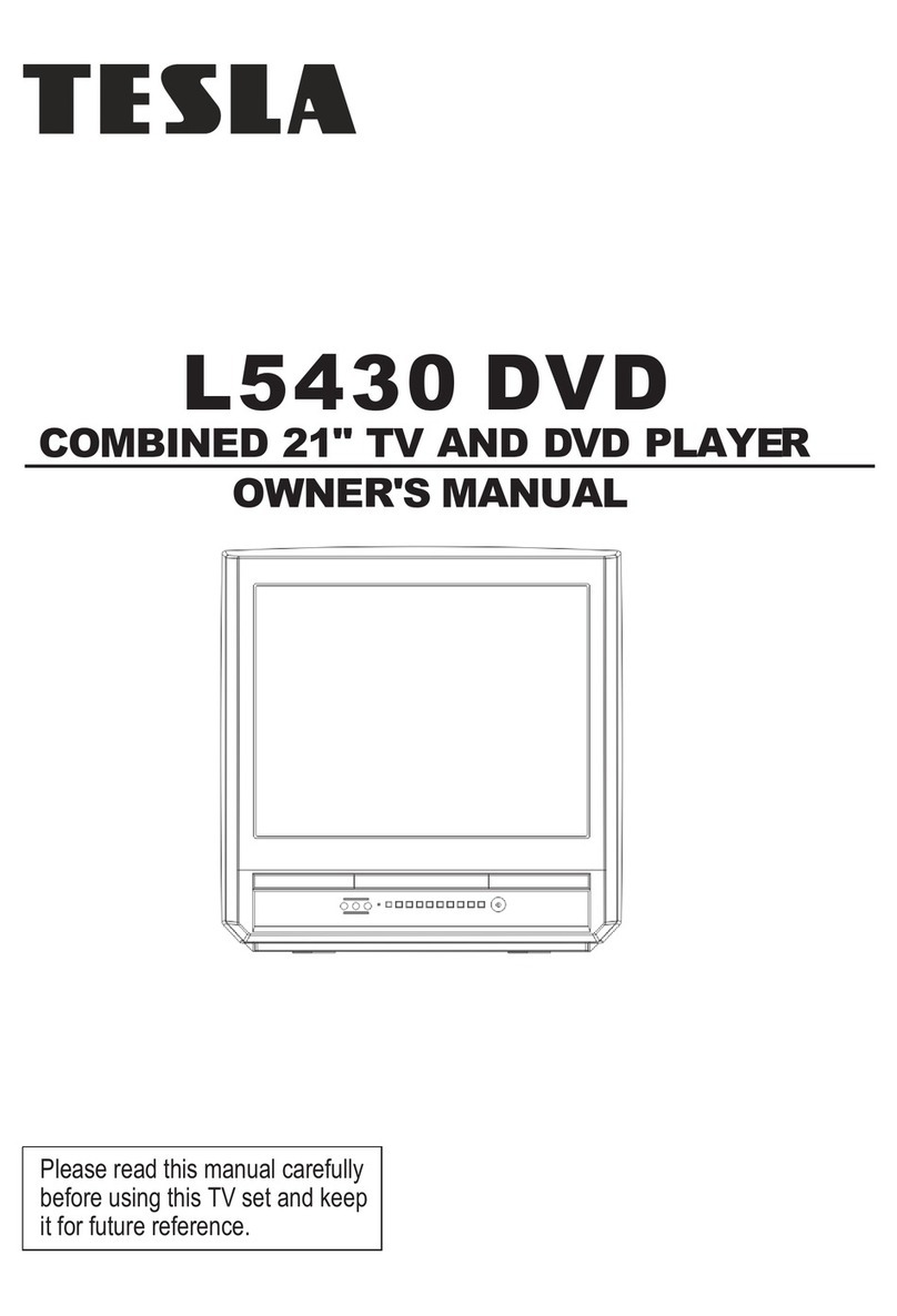 Tesla L5423 DVD owner's manual