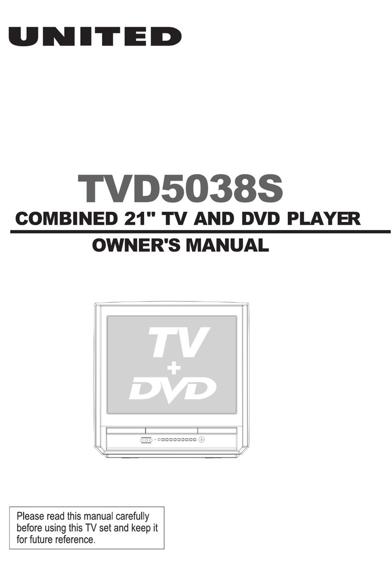 UNITED TVD5038S User manual