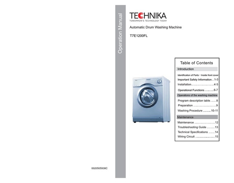 Technika T7E1200FL Operation manual