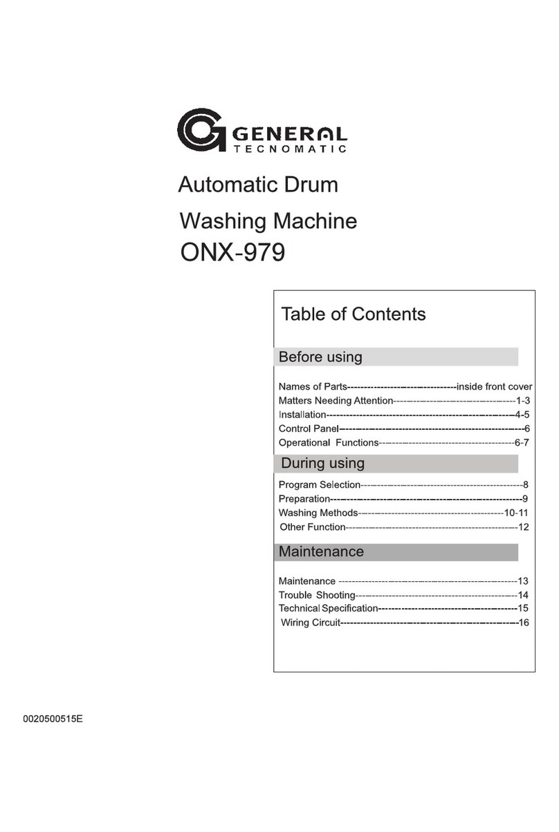 General Technomatic ONX-979 user guide General Technomatic ONX-979 user guide