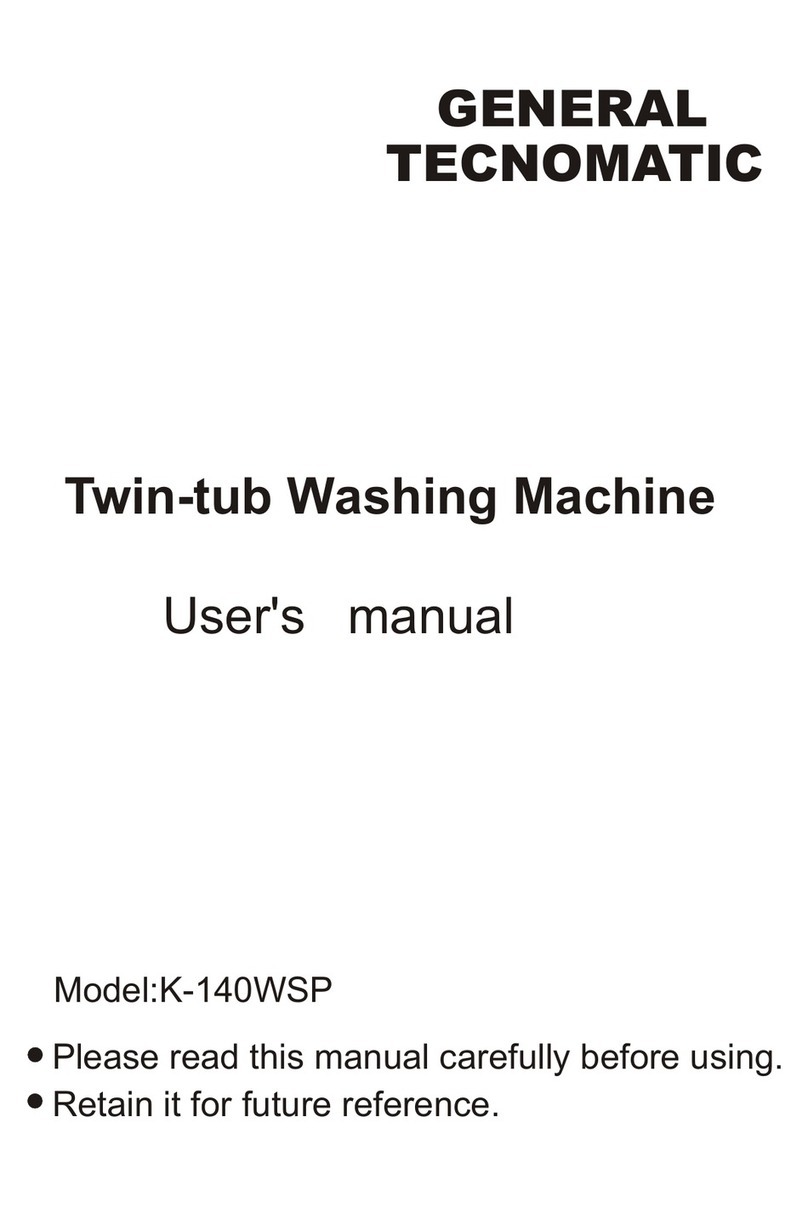 General Technomatic K-140WSP User manual