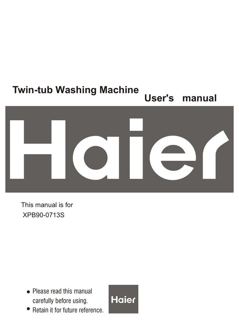 Haier XPB90-0713S User manual