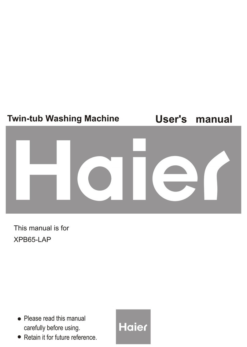 Haier XPB65-LAP User manual