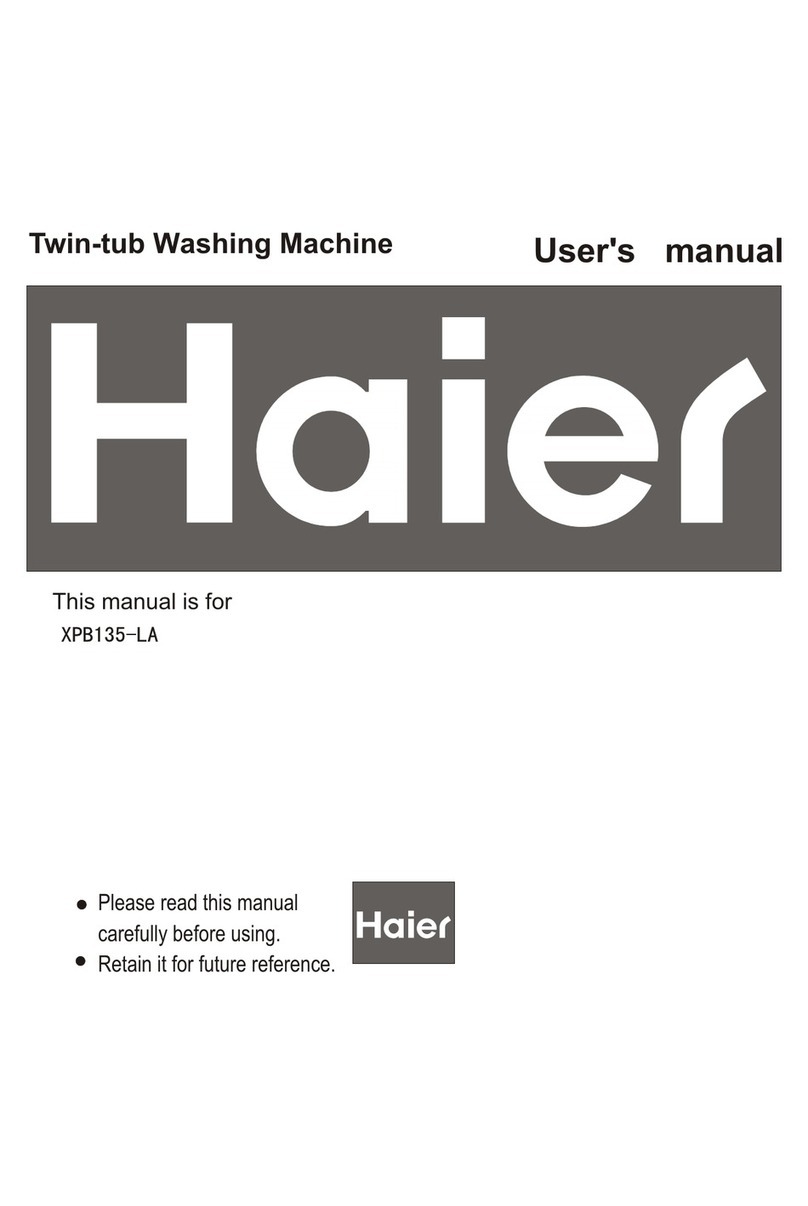 Haier XPB135-LA User manual Haier XPB135-LA User manual