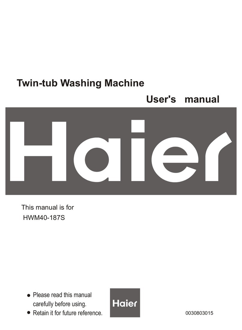Haier HWM40-187S User manual