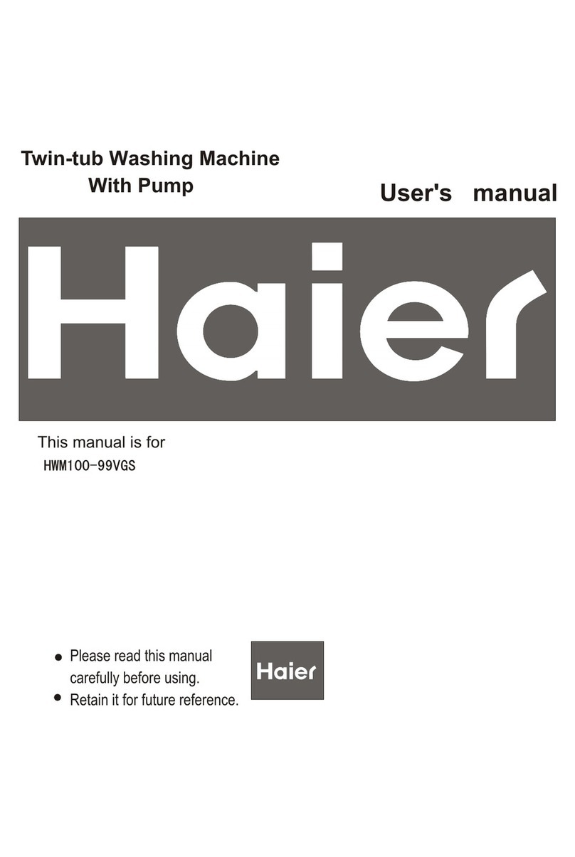 Haier HWM100-99VGS User manual Haier HWM100-99VGS User manual