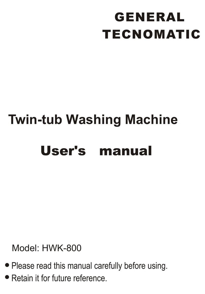 General Technomatic HWK-800 User manual