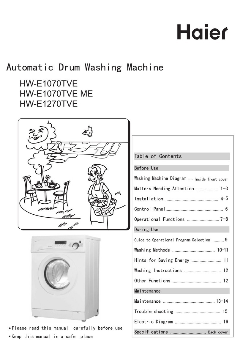 Haier HW-E1070TVE User manual