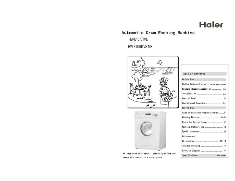 Haier HW-E1070TVE User manual