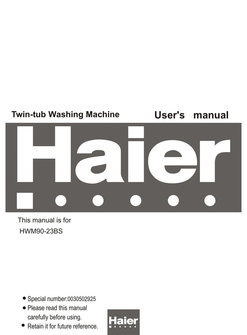 Haier HWM90-23BS User manual