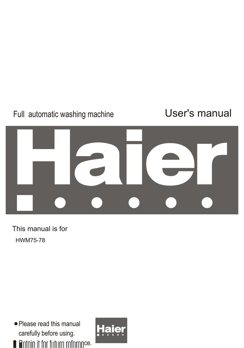 Haier HWM75-78 User manual Haier HWM75-78 User manual