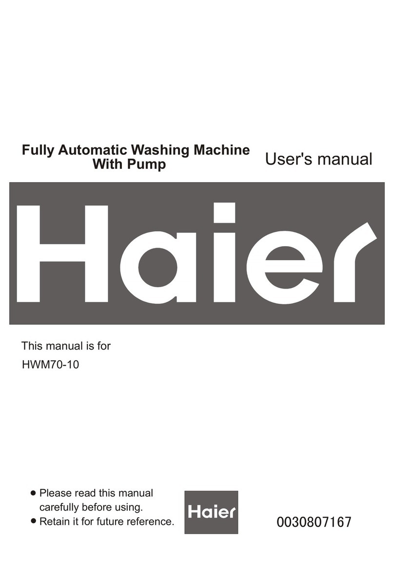 Haier HWM70-10 User manual Haier HWM70-10 User manual