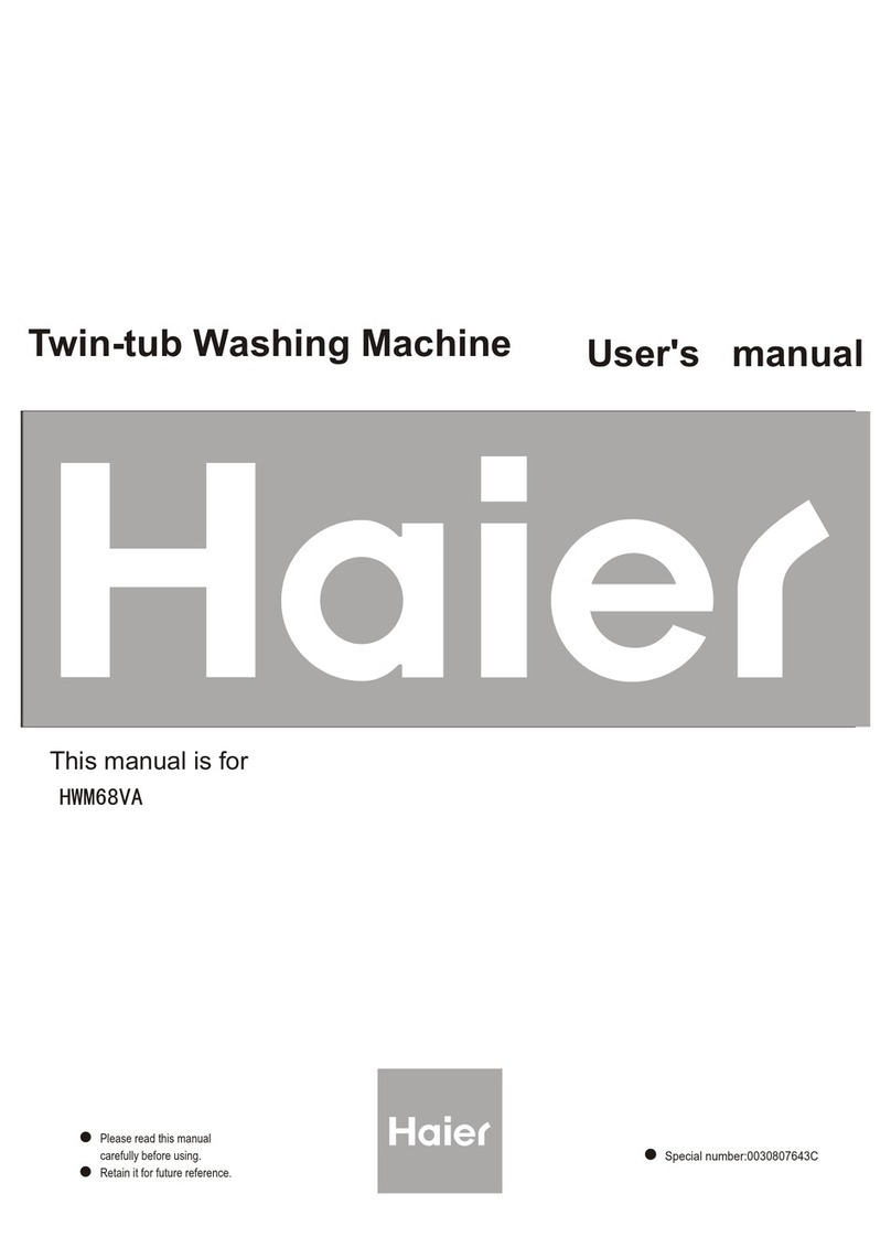 Haier HWM68VA User manual Haier HWM68VA User manual