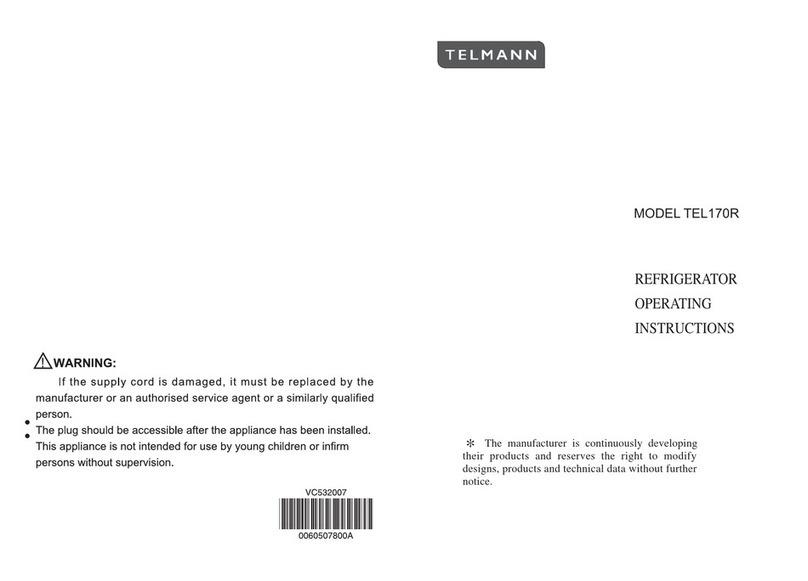 Telmann TEL170R operating instructions