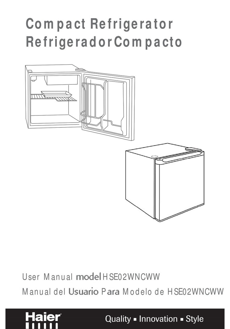 Haier HSE02WNCWW User manual Haier HSE02WNCWW User manual
