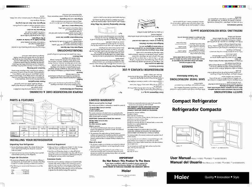 Haier HSB03 user manual