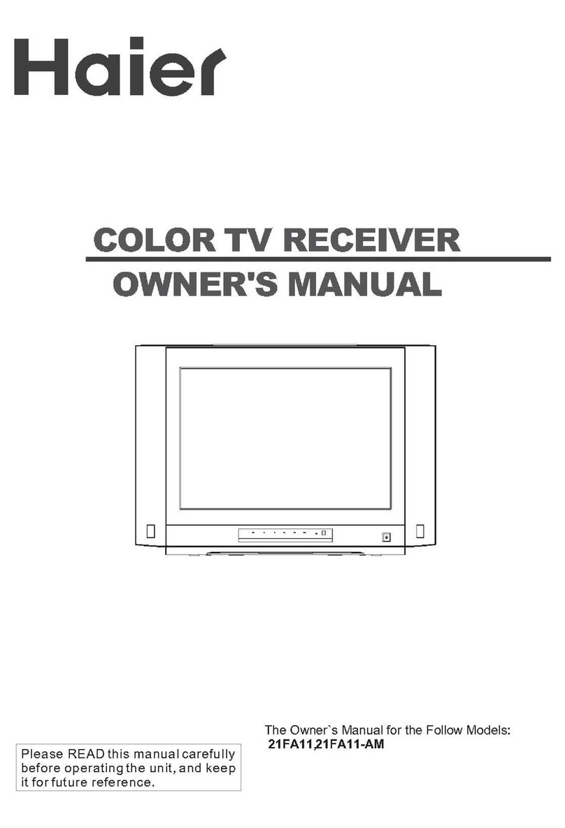 Haier 21FA11 User manual Haier 21FA11 User manual