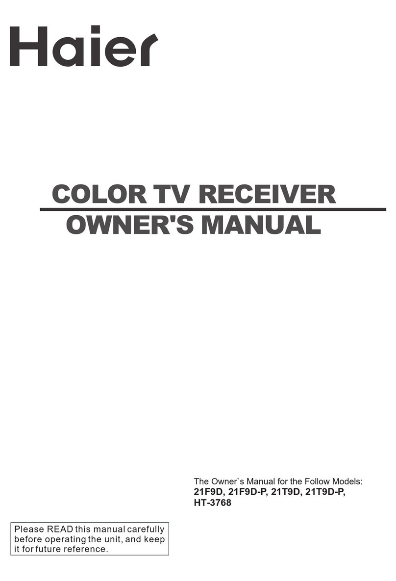 Haier 21F9D User manual