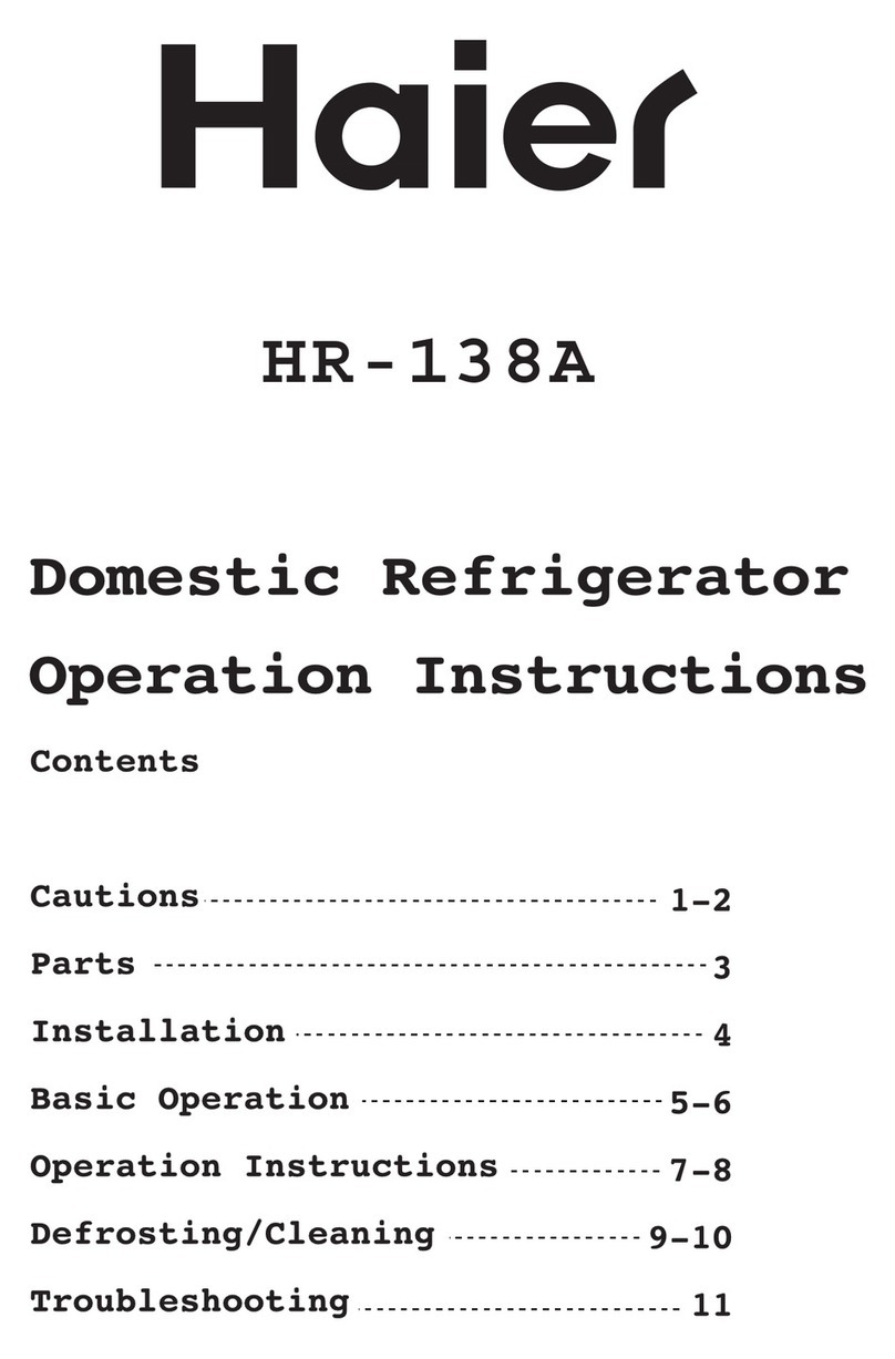 Haier HR-138A User manual Haier HR-138A User manual