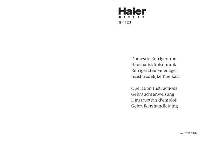 Haier HF-105 User manual Haier HF-105 User manual