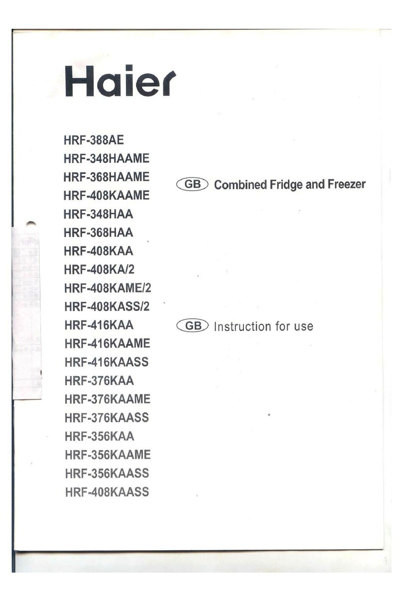 Haier HRF-348HAA User manual
