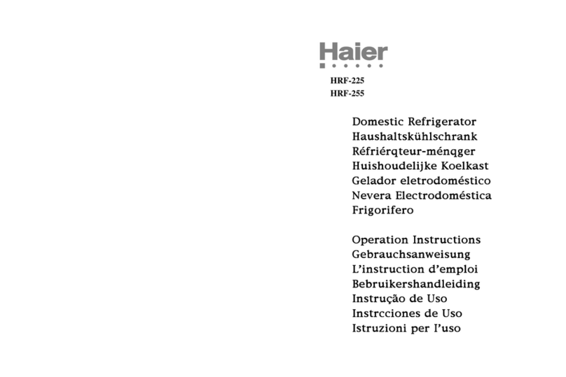 Haier HRF-225 User manual