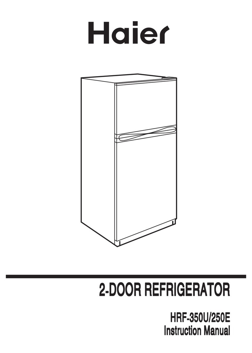 Haier HRF-250E User manual