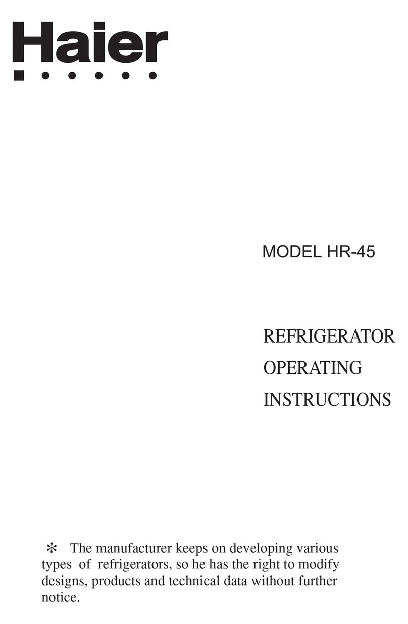 Haier HR-45 User manual Haier HR-45 User manual