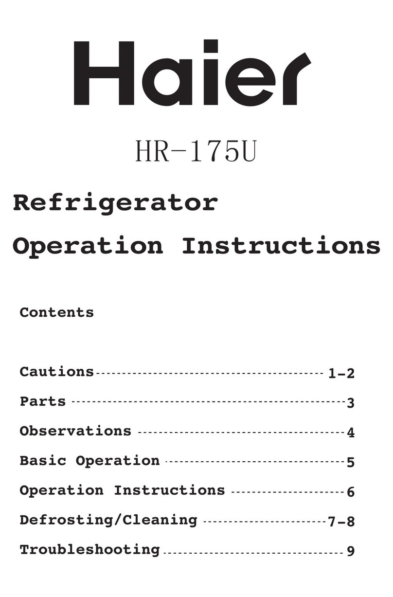 Haier HR-175U Operation instructions