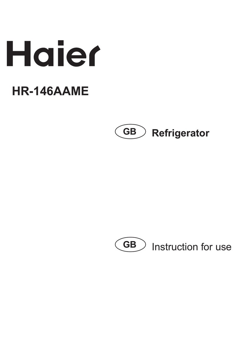 Haier HR-146AAME User manual Haier HR-146AAME User manual