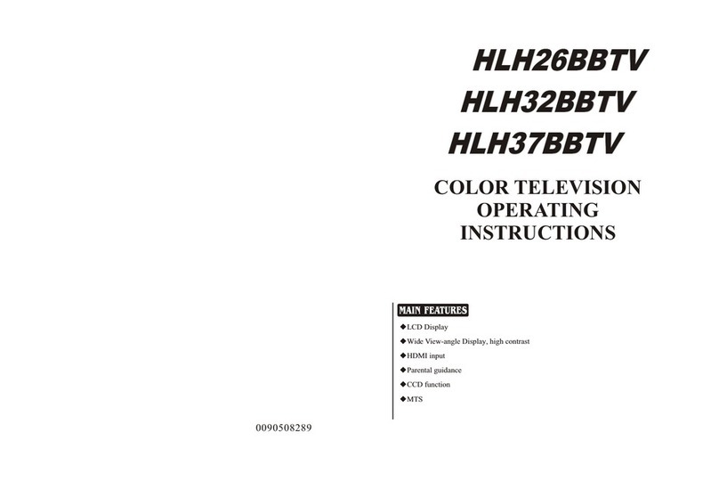 Haier HLH26BBTV User manual