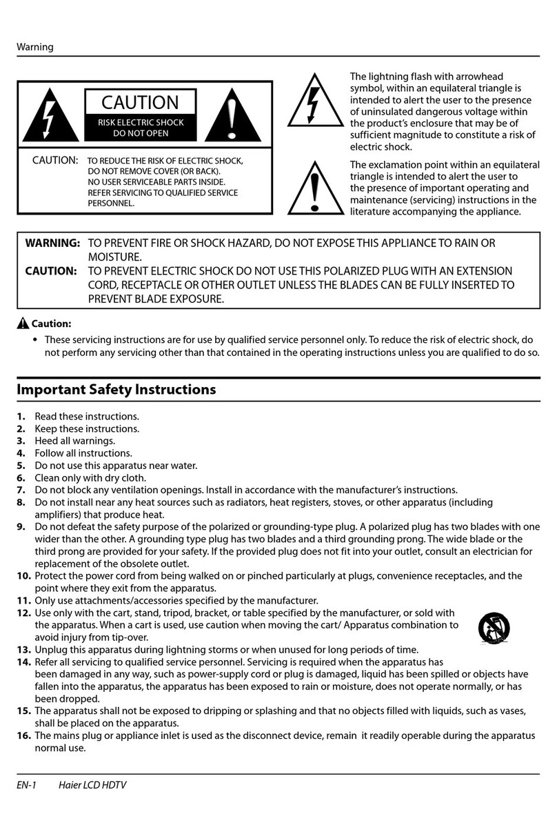 Haier HL32XK2 owner's manual