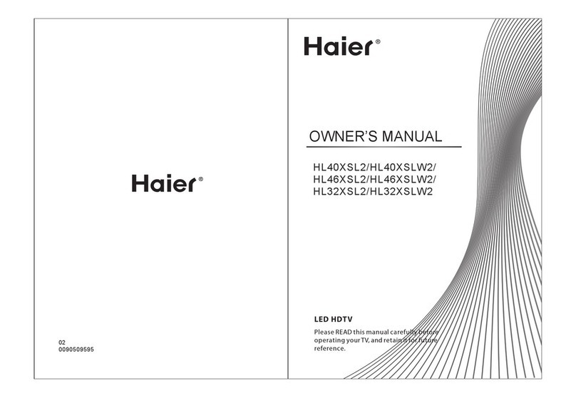 Haier HL32XSL2 owner's manual
