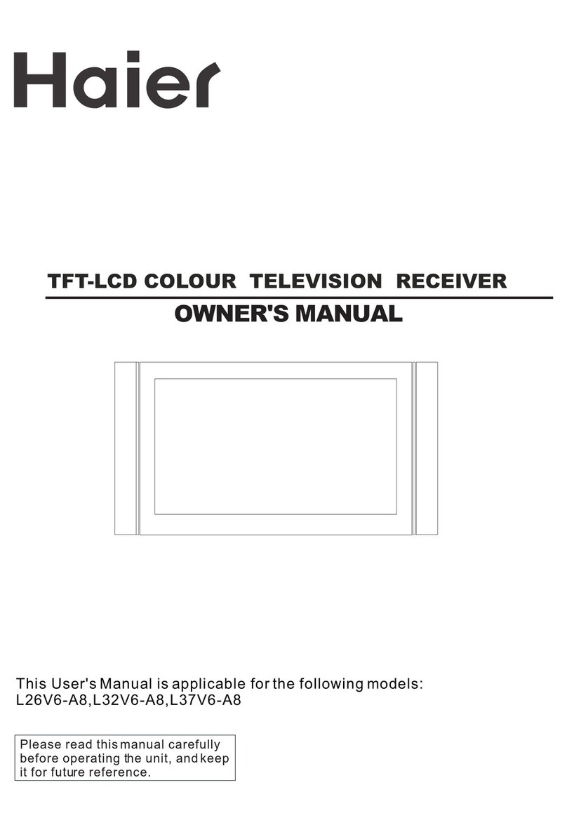 Haier L26V6-A8 User manual Haier L26V6-A8 User manual