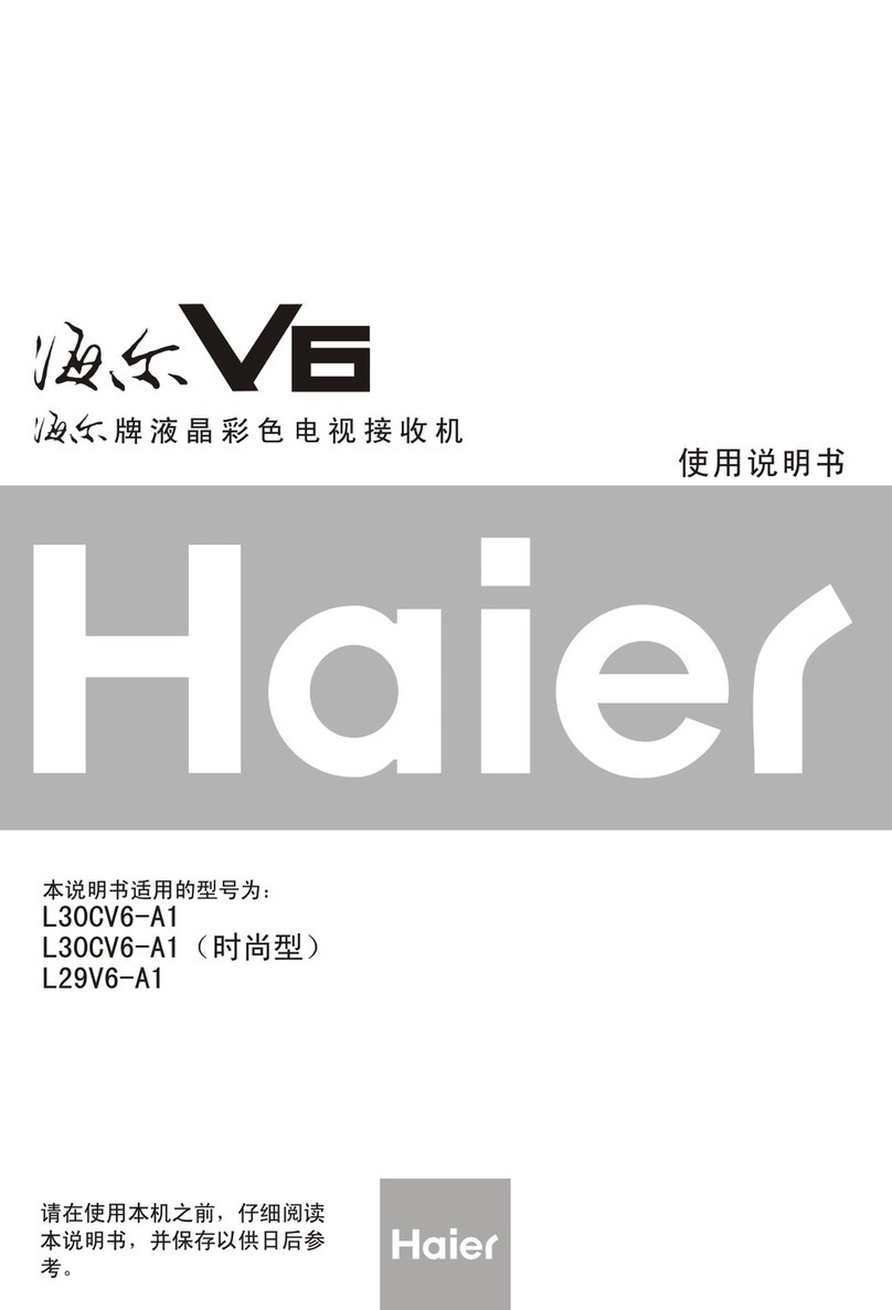 Haier L29V6-A1 User manual Haier L29V6-A1 User manual