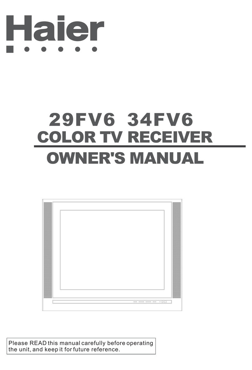 Haier 29FV6 owner's manual
