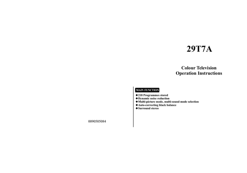 Haier 29T7A User manual