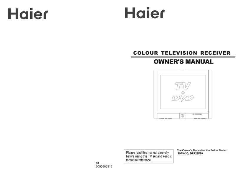 Haier 29F9K-D owner's manual