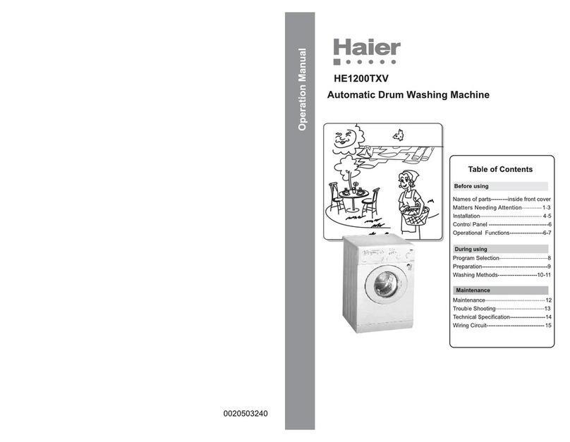 Haier HE1005TXV User manual