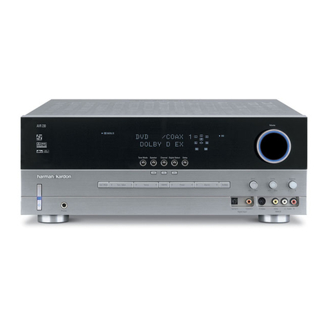 Harman Kardon AVR 230 User manual