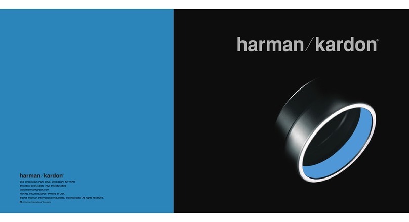 Harman Kardon AVR 140 User manual