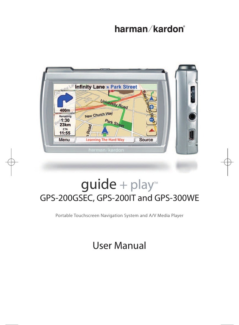 Harman Kardon guide + play GPS-200GSEC user manual